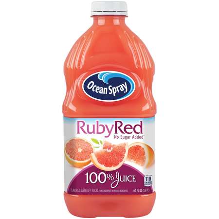 Ocean Spray Ocean Spray 100% Ruby Red Grapefruit Juice 60 fl. oz. Bottles, PK8 33669